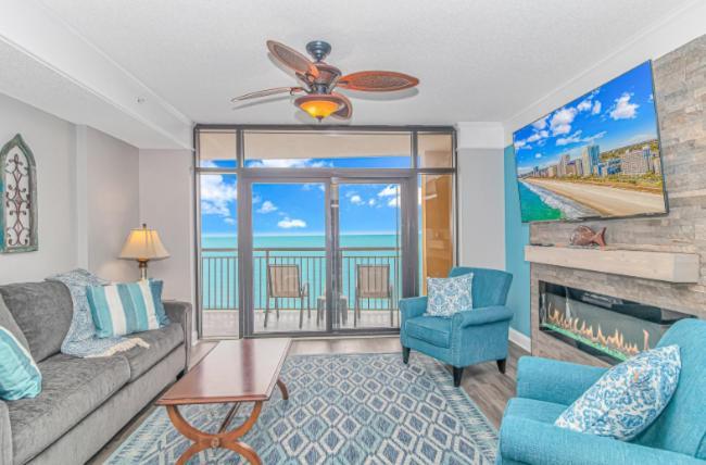 Stunning Double Balcony- Oceanfront 2 Bedroom, 2 Bath- Anderson Ocean Club 905 Myrtle Beach Exterior foto